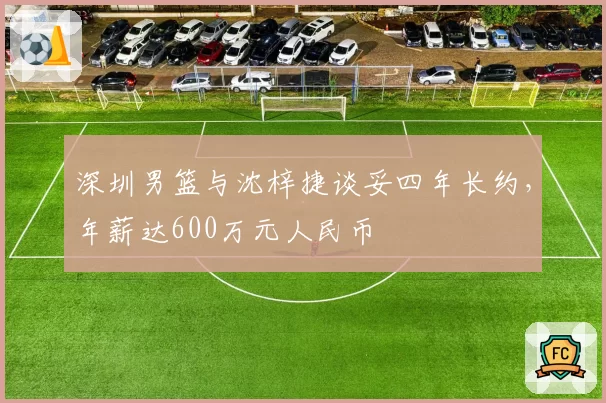 深圳男篮与沈梓捷谈妥四年长约，年薪达600万元人民币